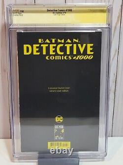 Detective Comics #1000 Crain Virgin Cover. CGC 9.8 signed, sketch Clayton Crain