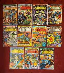 Doctor Strange 1974 Series 1 + 3-12 Lot of 11 Marvel Comics DR