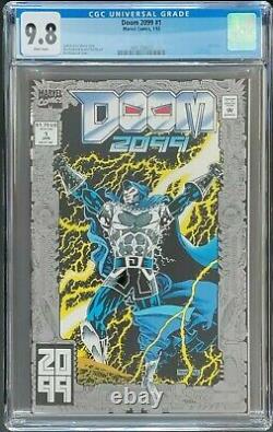Doom 2099 #1 Cgc 9.8 Nm/m 1993 Direct Foil Stamp Variant Marvel Hot Key Spec
