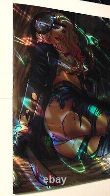 Evil Rad #1 (2020) HALO FOIL VARIANT Friday the 13th COSPLAY SIGNED LIM 12/25