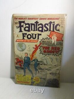 Fantastic Four #13 (April 1963) 1st appearances Watcher & Red Ghost by Stan Lee
