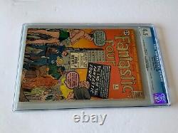Fantastic Four 9 Cgc 4.5 3rd Silver Age Sub-mariner App Marvel Comics 1962