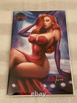 Faro's Lounge Sun Khamunaki Jessica Rabbit Nice HTF Signed WithCOA