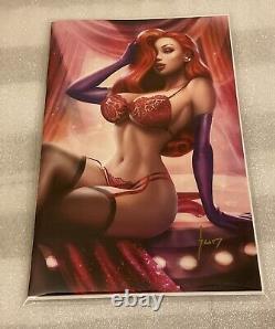 Faro's Lounge Sun Khamunaki Lingerie Jessica Rabbit Signed WithCOA