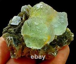 Fluorite-bi-color-d, Free-super-top-quality-specimen-with-combine-mica-94-gm-pak