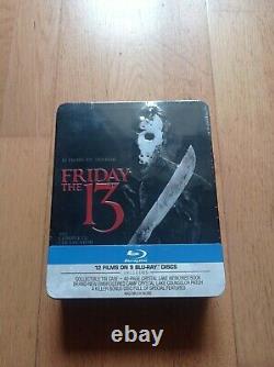 Friday the 13th Complete Collection Blu-ray Metal Tin New Region Free