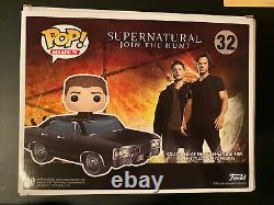 Funko POP Ride Baby with Dean Supernatural SDCC 17 Exclusive #32 with Protector