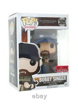 Funko Pop Supernatural Bobby Singer Hot Topic Exclusive Vaulted Figure 305
