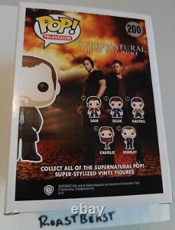 Funko Pop! Supernatural Hot Topic Exclusive #200 Crowley NEW withprotector