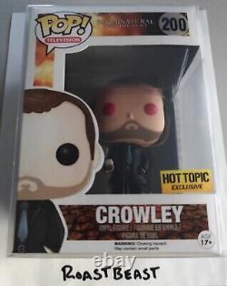 Funko Pop! Supernatural Hot Topic Exclusive #200 Crowley NEW withprotector