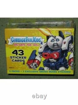Garbage Pail Kids We Hate the 80s Trading Card BLASTER Box 5 Packs