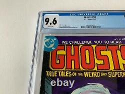 Ghosts 55 Cgc 9.6 White Pgs Cool War Cover Devil Danced Horror DC Comics 1977