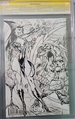 Grimm Fairy Tales Presents Oz #1 CGCSS 10.0 J. Scott Campbell Sketch 2X SIGNED