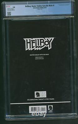 Hellboy Buster Oakley Gets His Wish #1 25th Anniversary Mignola Variant CGC 9.8