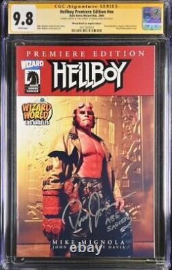 Hellboy Premiere Edition 1 Wizard CGC 9.8 Photo Variant, Signed Jones