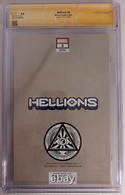 Hellions #8 CGC 9.8 Signed by Jay Anacleto Exclusive Virgin Variant MARVEL