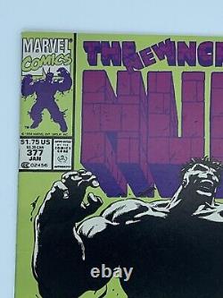 Incredible Hulk #377, 3rd Print, 1st Professor Hulk, Subscription Insert, 1991