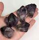LOT OF 5 AMETHYST POINTS WithSUPER 7-LIKE INCLUSIONS BRAZIL REIKI 176g
