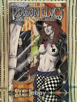 LOT Of # 10, Poison Elves Comics, Signed Limited Edition #1 Lusiphur &