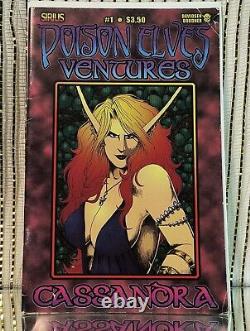 LOT Of # 10, Poison Elves Comics, Signed Limited Edition #1 Lusiphur &