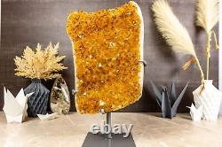 Large Yellow Citrine Cluster Super Extra (AA) Quality, Deep Yellow Druzy 6 Kg