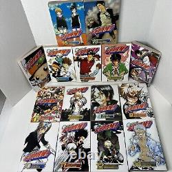 Lot (15) Reborn! English Manga Volumes 1-12, 14-16 Set Viz Media by Akira Amano