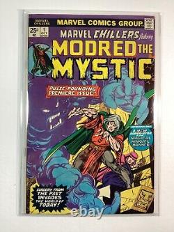 MARVEL CHILLERS 1975 #1 FN+ 6.5? 1st APP. OF MODRED THE MYSTIC & THE OTHER