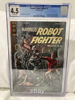 Magnus, Robot Fighter #1 (February 1963, Gold Key Comics) Rare, CGC Graded (4.5)