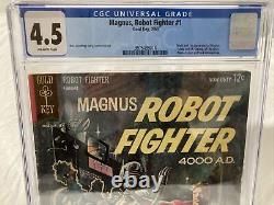 Magnus, Robot Fighter #1 (February 1963, Gold Key Comics) Rare, CGC Graded (4.5)