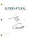 Misha Collins Signed Autograph Supernatural Full Pilot Script Screenplay Castiel