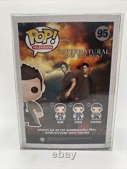 Misha Collins Signed Supernatural Castiel #95 Funko Pop With Protective Case