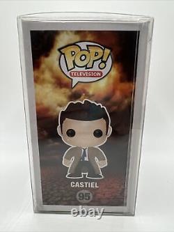 Misha Collins Signed Supernatural Castiel #95 Funko Pop With Protective Case