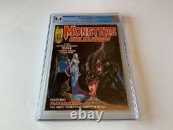 Monsters Unleashed 10 Cgc 9.4 Origin Tigra Frankenstein Comic Magazine 1975 Bb