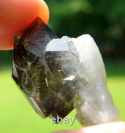 Natural Authentic Super Seven Double Terminated Crystal / Melody's Stone