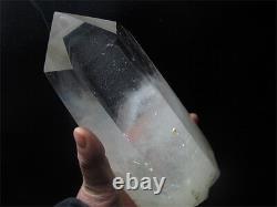 Natural Blue Ghost Super RARE pyramid Clear Quartz Vogel Inspired Crystal Wand