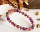 Natural Super Seven 7 Lepidocrocite Melody Stone Beads Bracelet 7.5mmAAAA