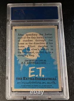 PSA 10 1982 Topps E. T. # 8 Topps ET The Extra Terrestrial Movie Card Gem Mint