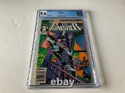 Punisher 1 Cgc 9.6 White Pages Newsstand Klaus Janson Marvel Comics 1987