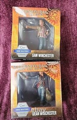 Quantum Mechanix Mini Masters Supernatural Sam & Dean Winchester Figures NIB