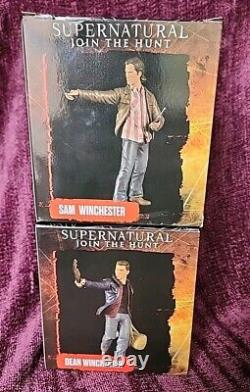 Quantum Mechanix Mini Masters Supernatural Sam & Dean Winchester Figures NIB