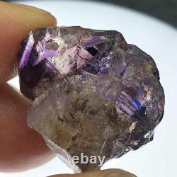 Rare NATURAL Amethyst Super Seven Big MOVING Water Bubble Enhydro castle Crystal