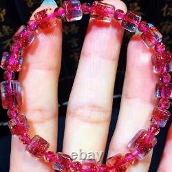 Real Natural Red Strawberry 7 Seven Super Fine Iron Ore The Bead Bracelet