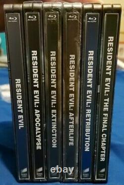 Resident Evil Steelbook Collection (Blu Ray/DVD) NO DIGITAL