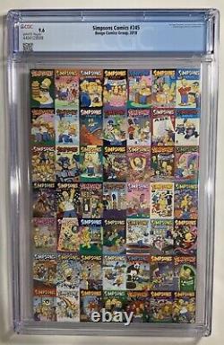 SIMPSONS Comics #245 CGC 9.6 The Final Issue White Pages