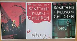 SOMETHING IS KILLING THE CHILDREN COMIC LOT #1, 7 10 2nd PRINT, 12, 16-17 125