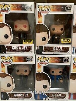 Set Lot Of 8 Supernatural Funko POP Figuras