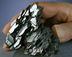 Sharp & Super Shiny Hematite Crystals Group, Elba Island, Italy, Globe Minerals