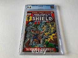 Shield 3 Cgc 9.8 Nick Fury Agents Of Shield Overkill Marvel Comic 1973