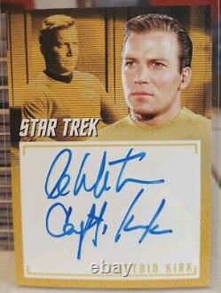 Star Trek TOS Archives & Inscriptions William Shatner Autograph A1 Capt. Kirk