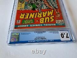 Sub-mariner 47 Cgc 7.0 Doctor Doom Modok Marvel Comics 1972